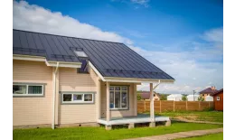 Кликфальц Grand Line 0,45 Drap ST с пленкой на замках RAL 7024 мокрый асфальт купить в екатеринбурге