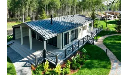 Кликфальц Pro Grand Line 0,45 Drap ST с пленкой на замках RAL 7024 мокрый асфальт купить в екатеринбурге