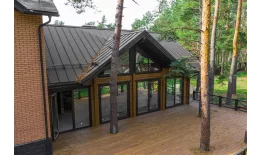 Кликфальц Pro Grand Line 0,45 Drap ST с пленкой на замках RR 32 темно-коричневый купить в екатеринбурге