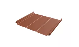 Кликфальц Pro Line Grand Line 0,45 Drap ST с пленкой на замках RAL 8004 терракота купить в екатеринбурге
