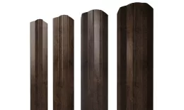 Штакетник М-образный А фигурный 0,45 Print Elite Antique Wood TwinColor купить в екатеринбурге