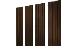 Штакетник Twin с прямым резом 0,45 Print Elite Chestnut Wood Twin с прямым резомColor купить в екатеринбурге