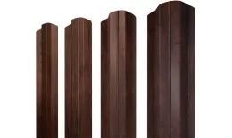 Штакетник Круглый с прямым резом 0,45 Print Premium Cherry Wood Fresh TwinColor купить в екатеринбурге