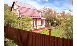 Штакетник Круглый фигурный 0,4 PE-Double RAL 8017 шоколад купить в екатеринбурге
