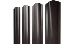 Штакетник Круглый фигурный 0,45 Print Elite Coffee Wood Blesk TwinColor купить в екатеринбурге