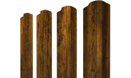 Штакетник М-образный B фигурный 0,45 Print-Double Premium Golden Wood Fresh купить в екатеринбурге