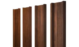 Штакетник М-образный А с прямым резом 0,45 Print Premium Golden Wood Fresh TwinColor купить в екатеринбурге