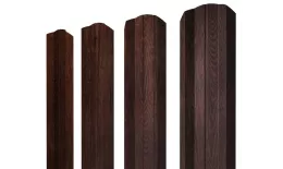 Штакетник М-образный А фигурный 0,45 Print Premium Cherry Wood Fresh TwinColor купить в екатеринбурге