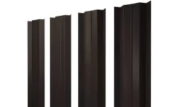 Штакетник М-образный В с прямым резом 0,45 Drap TX RR 32 темно-коричневый купить в екатеринбурге