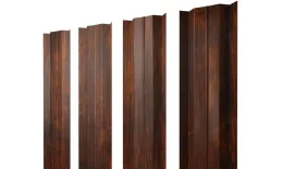 Штакетник М-образный В с прямым резом 0,45 Print Elite Chestnut Wood TwinColor купить в екатеринбурге