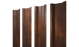 Штакетник П-образный A с прямым резом 0,45 Print Elite Chestnut Wood TwinColor купить в екатеринбурге