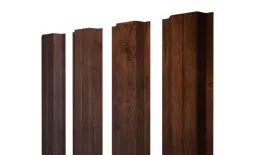 Штакетник П-образный A с прямым резом 0,45 Print Premium Cherry Wood Fresh TwinColor купить в екатеринбурге