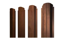 Штакетник П-образный А фигурный 0,45 Print-Double Premium Golden Wood Fresh купить в екатеринбурге