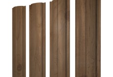 Штакетник Полукруглый Slim с прямым резом 0,45 Print Premium Pine Wood Fresh купить 