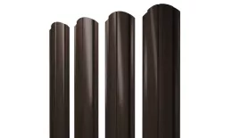Штакетник Полукруглый Slim фигурный 0,45 Print Elite Coffee Wood Blesk TwinColor купить в екатеринбурге