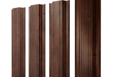 Штакетник Прямоугольный с прямым резом 0,4 Print Premium Cherry Wood Fresh 