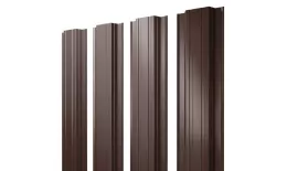 Штакетник Прямоугольный с прямым резом 0,5 Satin Matt RAL 8017 шоколад купить в екатеринбурге