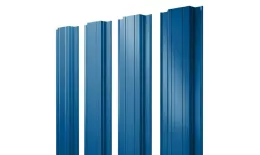 Штакетник Прямоугольный с прямым резом 0,5 Satin RAL 5005 сигнальный синий купить в екатеринбурге