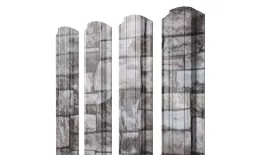 Штакетник Прямоугольный фигурный 0,45 Print Elite Fine Stone TwinColor купить в екатеринбурге