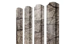 Штакетник Прямоугольный фигурный 0,45 Print Elite King Stone TwinColor купить в екатеринбурге