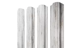 Штакетник Прямоугольный фигурный 0,45 Print Elite Snow Wood TwinColor купить в екатеринбурге