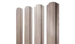 Штакетник Прямоугольный фигурный 0,45 Print Elite White Wood TwinColor купить в екатеринбурге