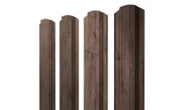 Штакетник Прямоугольный фигурный 0,45 Print Premium Almond Wood Fresh купить в екатеринбурге