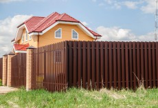 Штакетник Прямоугольный фигурный 0,5 Rooftop Бархат RAL 7024 мокрый асфальт купить 