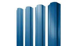 Штакетник Прямоугольный фигурный 0,5 Satin RAL 5005 сигнальный синий купить в екатеринбурге