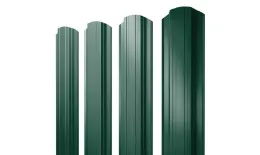 Штакетник Прямоугольный фигурный 0,5 Satin RAL 6005 зеленый мох купить в екатеринбурге