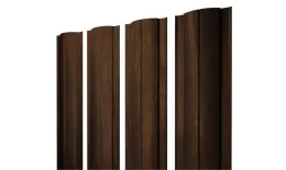 Штакетник Круглый с прямым резом 0,45 Print Elite Chestnut Wood купить в екатеринбурге