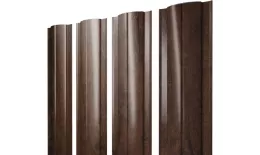 Штакетник Круглый с прямым резом 0,45 Print Premium Antique Wood TwinColor купить в екатеринбурге
