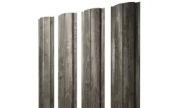 Штакетник Полукруглый Slim с прямым резом 0,45 Print Elite Nordic Wood TwinColor купить в екатеринбурге
