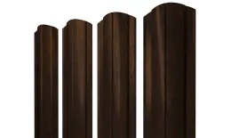Штакетник Полукруглый Slim фигурный 0,45 Print Elite Chestnut Wood купить в екатеринбурге