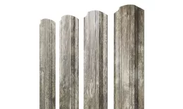 Штакетник Прямоугольный фигурный 0,45 Print Elite Nordic Wood TwinColor купить в екатеринбурге