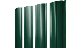Штакетник Круглый с прямым резом 0,5 PurLite Matt RAL 6005 зеленый мох купить в екатеринбурге