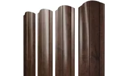 Штакетник Круглый фигурный 0,45 Print-Double Premium Antique Wood купить в екатеринбурге