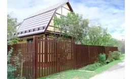 Штакетник Круглый фигурный 0,5 PurLite Matt RAL 3005 красное вино купить в екатеринбурге