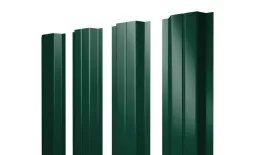 Штакетник П-образный A с прямым резом 0,4 PE-Double RAL 6005 зеленый мох купить в екатеринбурге