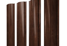 Штакетник Полукруглый Slim с прямым резом 0,45 Print Premium Cherry Wood купить 