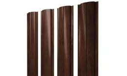 Штакетник Полукруглый Slim с прямым резом 0,45 Print Premium Cherry Wood купить в екатеринбурге