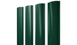 Штакетник Полукруглый Slim с прямым резом 0,5 PurLite Matt RAL 6005 зеленый мох купить в екатеринбурге