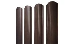 Штакетник Полукруглый Slim фигурный 0,45 Print-Double Premium Antique Wood купить в екатеринбурге