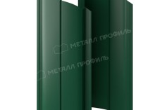 Штакетник металлический МЕТАЛЛ ПРОФИЛЬ ELLIPSE-O 19х126 (ПЭД-01-6005\6005-0.45) купить 