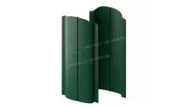 Штакетник металлический МЕТАЛЛ ПРОФИЛЬ ELLIPSE-O 19х126 (ПЭД-01-6005\6005-0.45) купить в екатеринбурге
