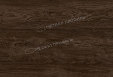 Штакетник металлический МЕТАЛЛ ПРОФИЛЬ ELLIPSE-T 19х126 (ECOSTEEL_МАД-01-МореныйДуб-0.5) купить 