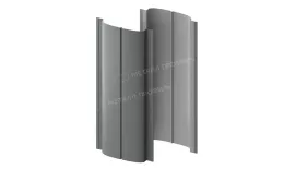 Штакетник металлический МЕТАЛЛ ПРОФИЛЬ ELLIPSE-T 19х126 (ПЭ-01-7005-0.45) купить в екатеринбурге