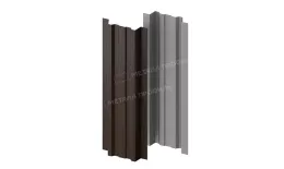 Штакетник металлический МЕТАЛЛ ПРОФИЛЬ LАNE-T 16,5х99 (VALORI-20-DarkBrown-0.5) купить в екатеринбурге