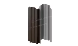 Штакетник металлический МЕТАЛЛ ПРОФИЛЬ LАNE-O 16,5х99 (VALORI-20-DarkBrown-0.5) купить в екатеринбурге