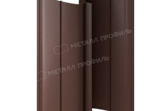 Штакетник металлический МЕТАЛЛ ПРОФИЛЬ ELLIPSE-T 19х126 (ПЭМАД-01-8017\8017-0.4) купить 